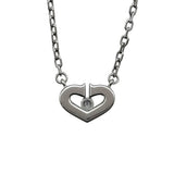 カルティエ Cartier Cハートダイヤネックレス ホワイトゴールド 750 ジュエリー
