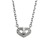 カルティエ Cartier Cハートダイヤネックレス ホワイトゴールド 750 ジュエリー