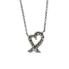 ティファニー TIFFANY＆CO ラビングハートネックレス プラチナ Pt950 ジュエリー