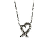 ティファニー TIFFANY＆CO ラビングハートネックレス プラチナ Pt950 ジュエリー