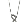 ティファニー TIFFANY＆CO ラビングハートネックレス プラチナ Pt950 ジュエリー
