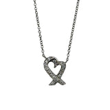 ティファニー TIFFANY＆CO ラビングハートネックレス プラチナ Pt950 ジュエリー