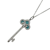 ティファニー TIFFANY＆CO フルールドリスキーネックレス ホワイトゴールド/プラチナ K18 ジュエリー
