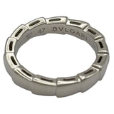 ブルガリ BVLGARI セルペンティヴァイパーリング ホワイトゴールド Au750 ジュエリー