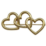 ティファニー TIFFANY＆CO トリプルハートブローチ ゴールド 14K ジュエリー