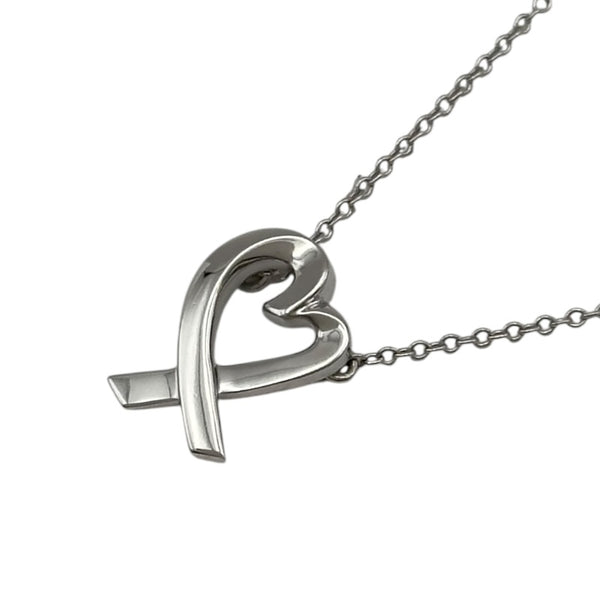 ティファニー TIFFANY＆CO ラビングハートネックレス プラチナ Pt950