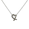 ティファニー TIFFANY＆CO ラビングハートネックレス プラチナ Pt950 ジュエリー