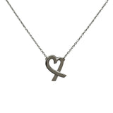 ティファニー TIFFANY＆CO ラビングハートネックレス プラチナ Pt950 ジュエリー