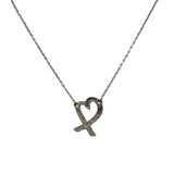 ティファニー TIFFANY＆CO ラビングハートネックレス プラチナ Pt950 ジュエリー