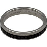 ブシュロン BOUCHERON キャトル ブラックリング ハーフ ホワイトゴールド Au750 ジュエリー