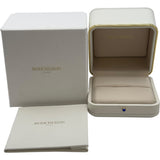 ブシュロン BOUCHERON キャトル ブラックリング ハーフ ホワイトゴールド Au750 ジュエリー