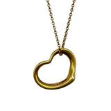 ティファニー TIFFANY＆CO オープンハートネックレス ゴールド 18K ジュエリー