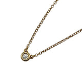 ティファニー TIFFANY＆CO バイザヤードネックレス ピンクゴールド Au750 ジュエリー