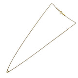 ティファニー TIFFANY＆CO バイザヤードネックレス ピンクゴールド Au750 ジュエリー