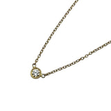 ティファニー TIFFANY＆CO バイザヤードネックレス ゴールド Au750 ジュエリー