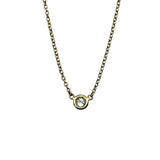ティファニー TIFFANY＆CO バイザヤードネックレス ゴールド Au750 ジュエリー