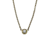 ティファニー TIFFANY＆CO バイザヤードネックレス ゴールド Au750 ジュエリー