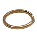 ティファニー TIFFANY＆CO カーブド9Pダイヤリング ピンクゴールド Au750 ジュエリー