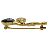 ミキモト MIKIMOTO ピクウェブローチ ゴールド K18 ジュエリー