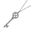 ティファニー TIFFANY＆CO クローバーキーネックレス ホワイトゴールド/プラチナ 750/Pt950 ジュエリー
