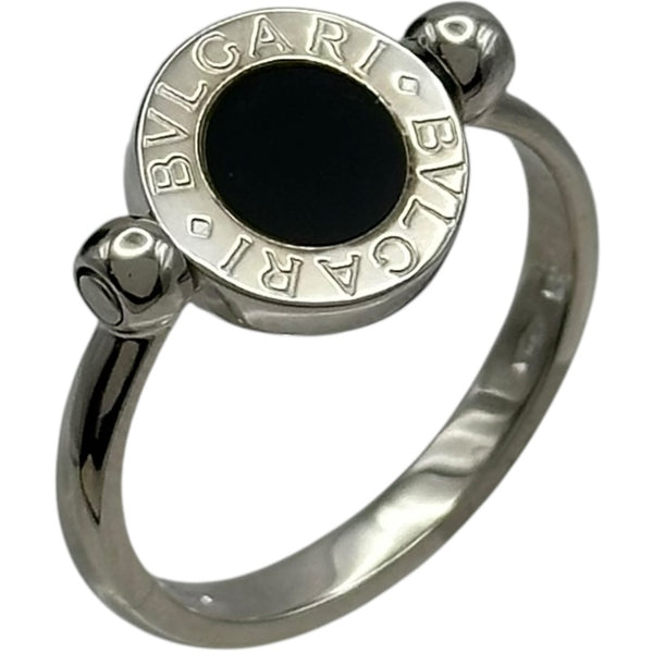 まろん　BVLGARI ブルガルブルガリ　フリップリング　オニキス ブルガリ BVLGARI ブルガリブルガリフリップリング ゴールド 750