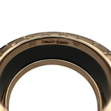 ブルガリ BVLGARI ビーゼロワンリング2バンド ピンクゴールド Au750/セラミック ジュエリー