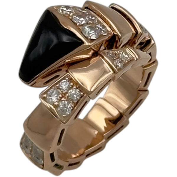 ブルガリ BVLGARI セルペンティヴァイパーリング S ピンクゴールド