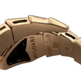 ブルガリ BVLGARI セルペンティヴァイパーリング S ピンクゴールド Au750 オニキス ジュエリー