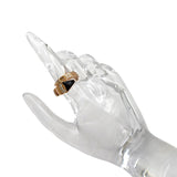 ブルガリ BVLGARI セルペンティヴァイパーリング S ピンクゴールド Au750 オニキス ジュエリー