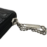 シャネル CHANEL カンボン ロング ジップウォレット A50078 15番台 ブラック レザー レディース 長財布