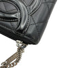 シャネル CHANEL カンボン ロング ジップウォレット A50078 15番台 ブラック レザー レディース 長財布