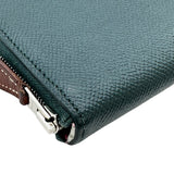 エルメス HERMES アザップロング シルクイン C刻 ヴェールソー シルバー金具 エプソン ユニセックス 長財布