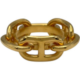 エルメス HERMES ルガデスカーフリング ゴールド メタル アクセサリー