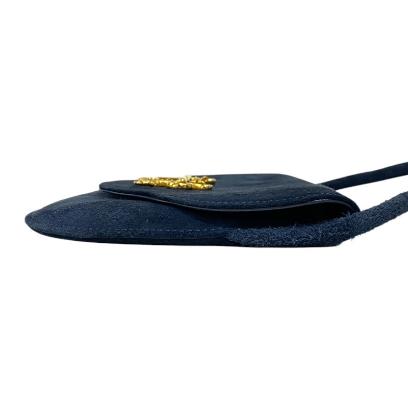 エルメス HERMES ソローニュポシェット ○F刻 ネイビー ゴールド金具 ドブリス レディース ショルダーバッグ エルメス HERMES ソローニュポシェット ○F刻 ネイビー ゴールド金具