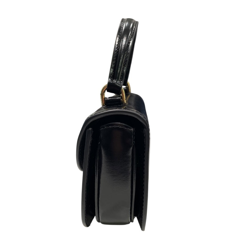 セリーヌ CELINE ミニブサス　クレア 10L063 ブラック シャイニーカーフ レディース ショルダーバッグ セリーヌ CELINE ミニブサス クレア 10L063 ブラック シャイニーカーフ
