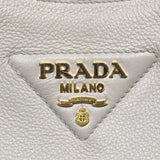 プラダ PRADA ヴィッテロダイノソフト　ショルダーバッグ 1BH193 ホワイト レザー レディース ショルダーバッグ