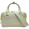 デルヴォー DELVAUX クールボックスMM ホワイト/ライム トリヨン レディース ショルダーバッグ