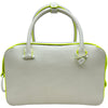 デルヴォー DELVAUX クールボックスMM ホワイト/ライム トリヨン レディース ショルダーバッグ