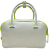 デルヴォー DELVAUX クールボックスMM ホワイト/ライム トリヨン レディース ショルダーバッグ