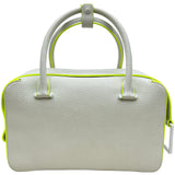 デルヴォー DELVAUX クールボックスMM ホワイト/ライム トリヨン レディース ショルダーバッグ