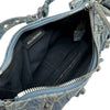 バレンシアガ BALENCIAGA ル カゴール XS 671309 ブルー デニム レディース ショルダーバッグ