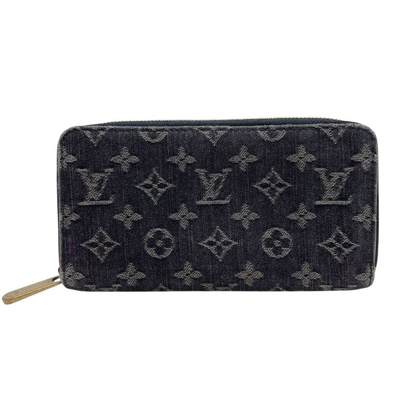 ルイ・ヴィトン M95614 モノグラムデニム ジッピーウォレット ブラック ルイ・ヴィトン LOUIS VUITTON ジッピー・ウォレット M95614