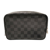 ルイ・ヴィトン LOUIS VUITTON トゥルース・トワレPM N47522 ブラック ダミエ グラフィット メンズ ポーチ