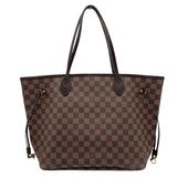 ルイ・ヴィトン LOUIS VUITTON ネヴァーフルMM N51105 ブラウン ダミエ・エベヌ レディース トートバッグ