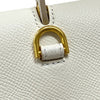セリーヌ CELINE ベルトバッグ ミニ 176103 ホワイト ゴールド金具 グレインレザー レディース ハンドバッグ ショルダーバッグ
