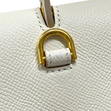セリーヌ CELINE ベルトバッグ ミニ 176103 ホワイト ゴールド金具 グレインレザー レディース ハンドバッグ ショルダーバッグ
