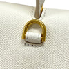 セリーヌ CELINE ベルトバッグ ミニ 176103 ホワイト ゴールド金具 グレインレザー レディース ハンドバッグ ショルダーバッグ