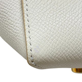 セリーヌ CELINE ベルトバッグ ミニ 176103 ホワイト ゴールド金具 グレインレザー レディース ハンドバッグ ショルダーバッグ