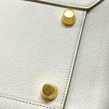 セリーヌ CELINE ベルトバッグ ミニ 176103 ホワイト ゴールド金具 グレインレザー レディース ハンドバッグ ショルダーバッグ