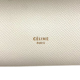 セリーヌ CELINE ベルトバッグ ミニ 176103 ホワイト ゴールド金具 グレインレザー レディース ハンドバッグ ショルダーバッグ